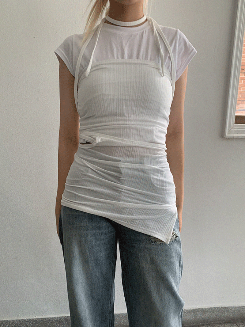 Strap long sleeveless (2 color)
